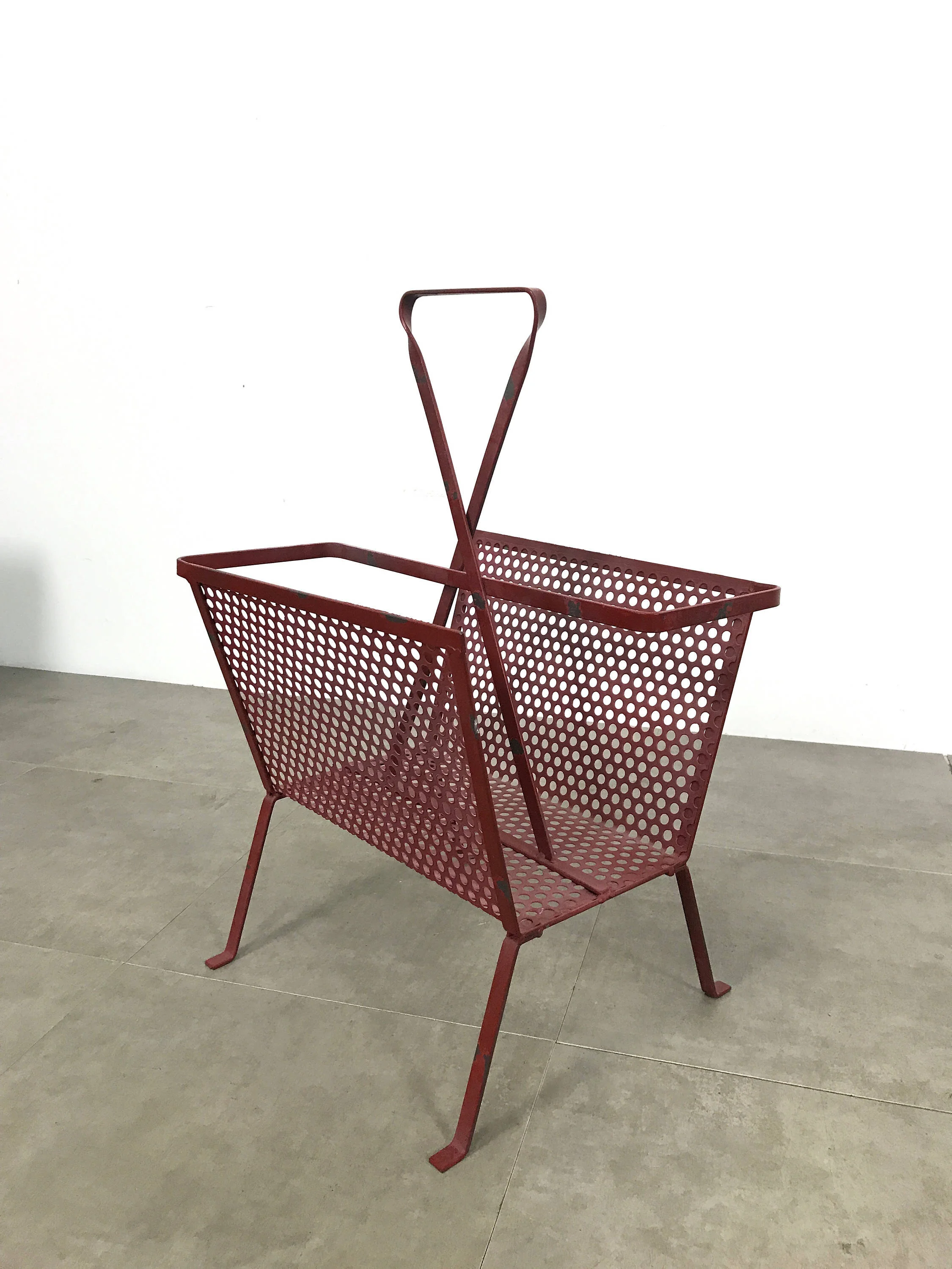 Vintage magazine holder attributed to Mathieu Mategot — The S